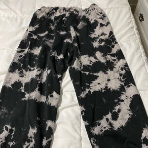 Tie dye track pants from garage
